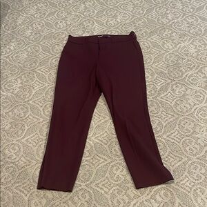 Old navy Burgundy Dress Pants